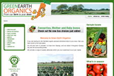 GreenEarthOrganics.ie page d'accueil