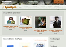 Spailpin.com, prévisualisation page produits Langues & Plus